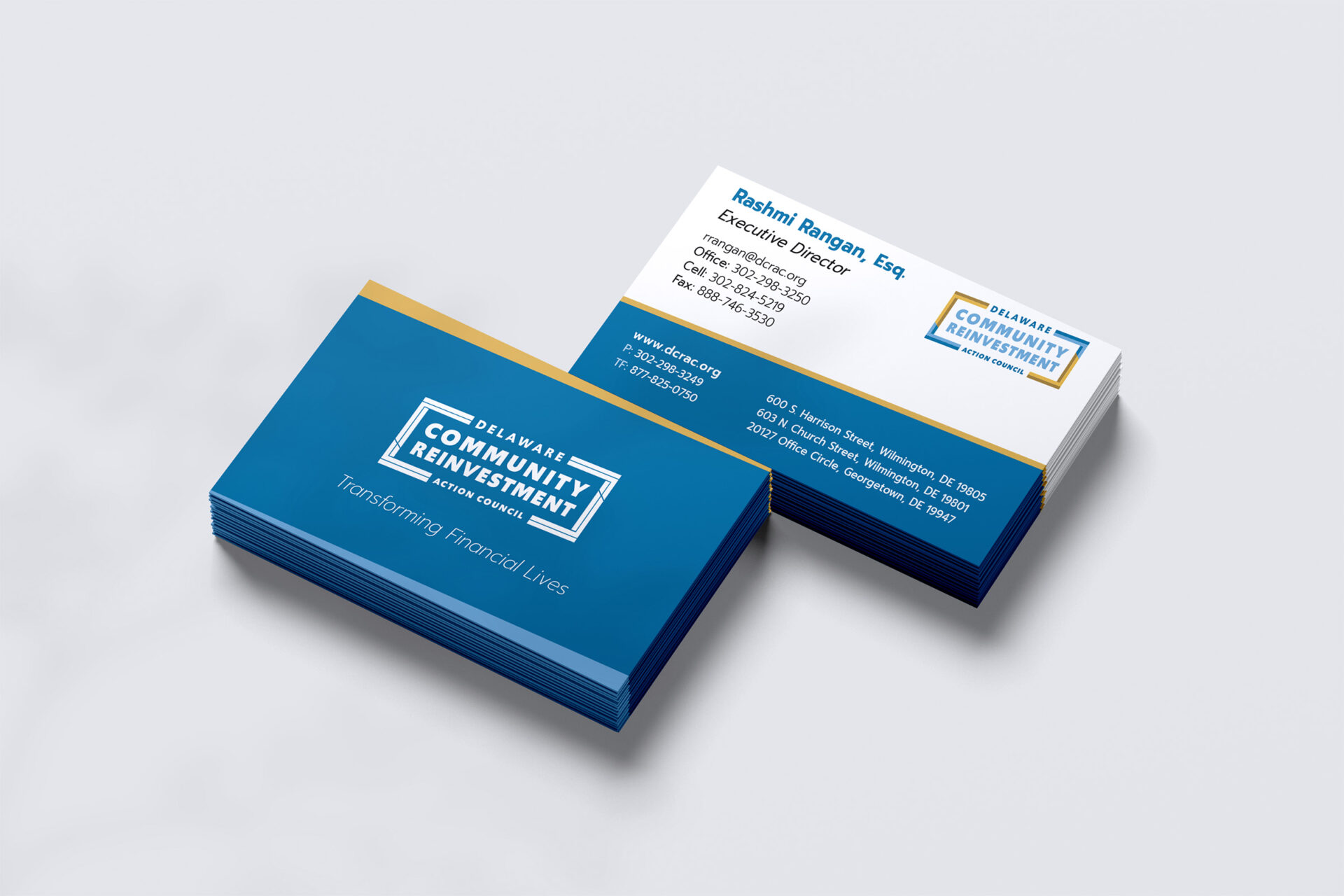 DCRAC Business Card Mockup