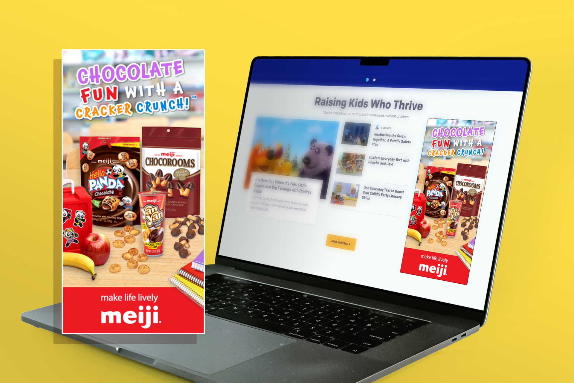 Meiji-America-Back-to-School-display ad mockup