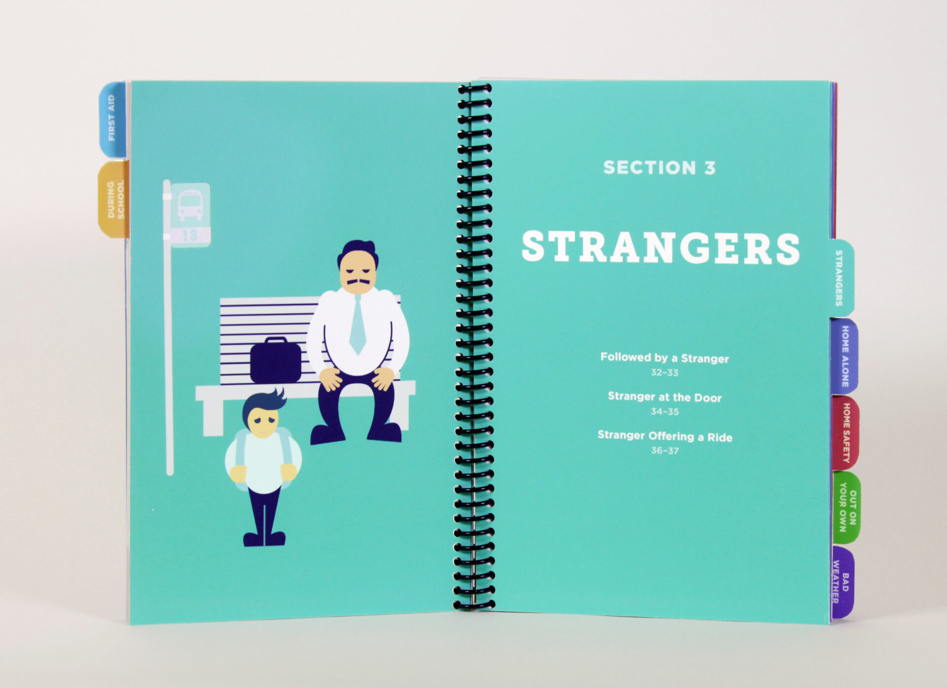 What Would You Do Children's Guidebook - Section 2: Strangers tab
