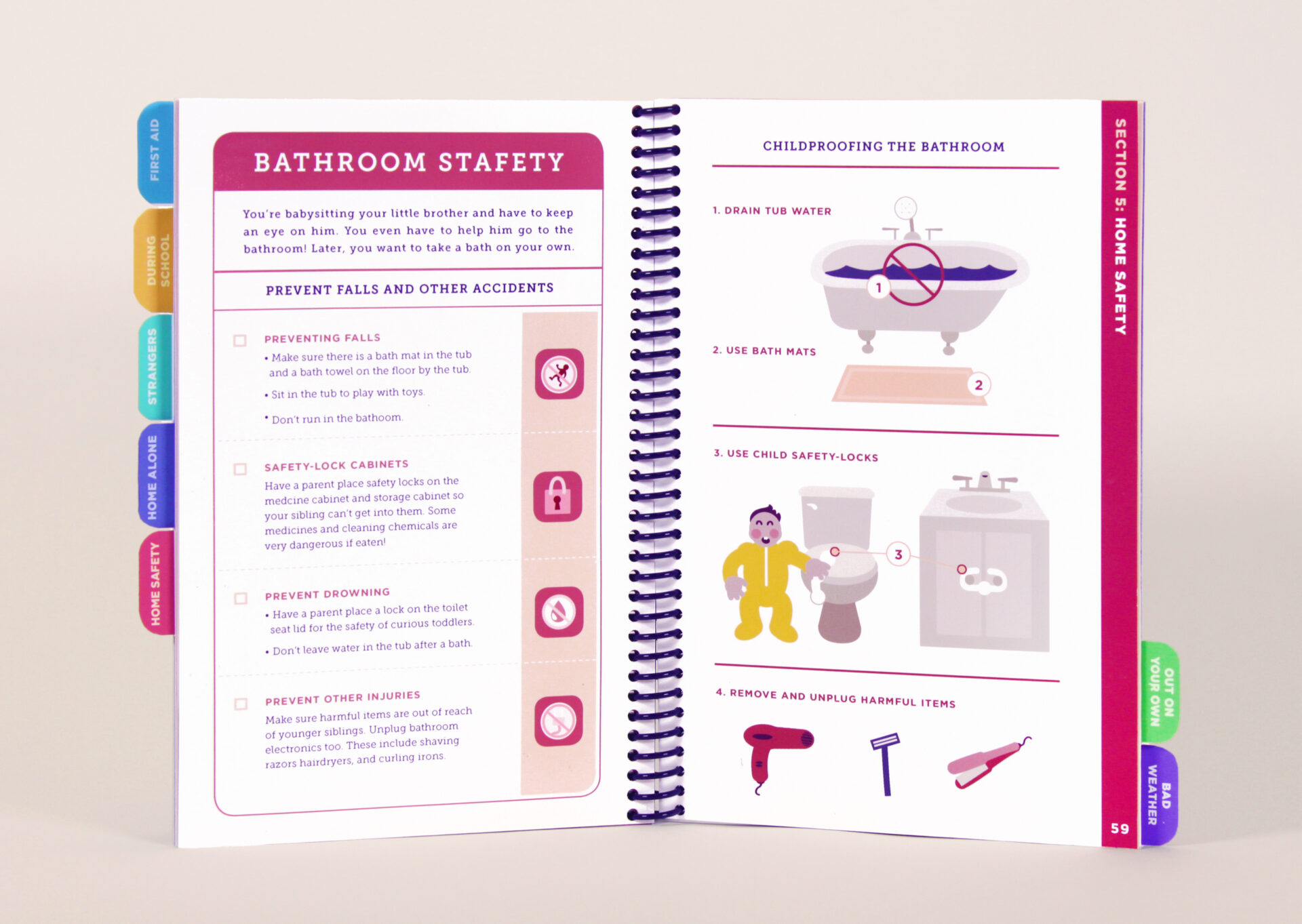 What Would You Do Children's Guidebook - Section 5: Home Safety spread 3