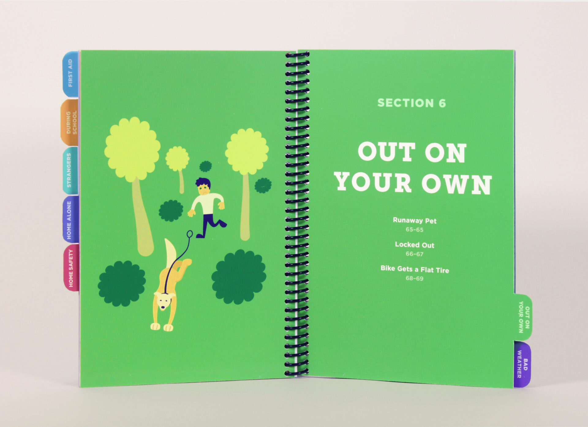 What Would You Do Children's Guidebook - Section 6: Out on Your Own tab