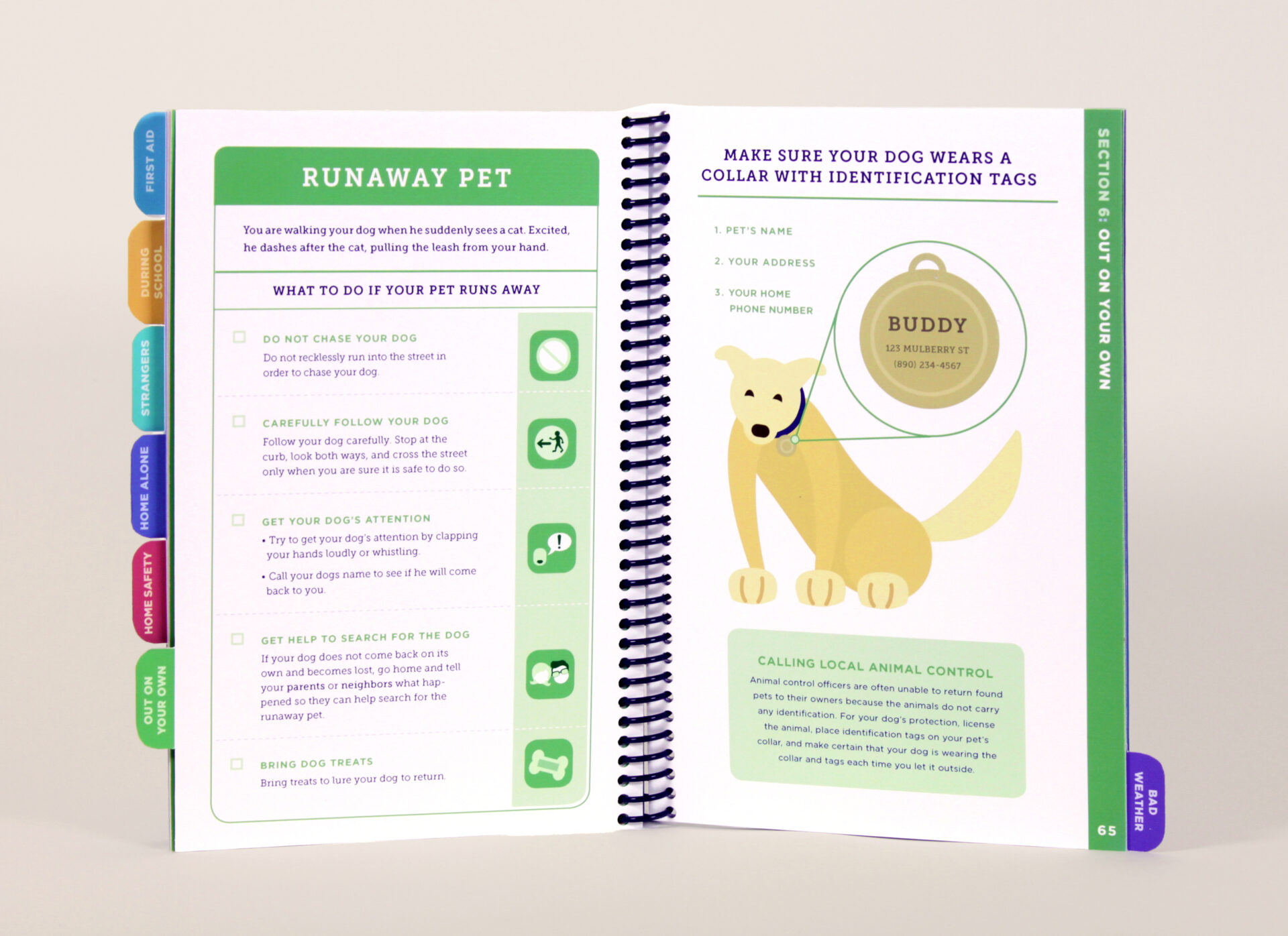 What Would You Do Children's Guidebook - Section 6: Out on Your Own spread 1