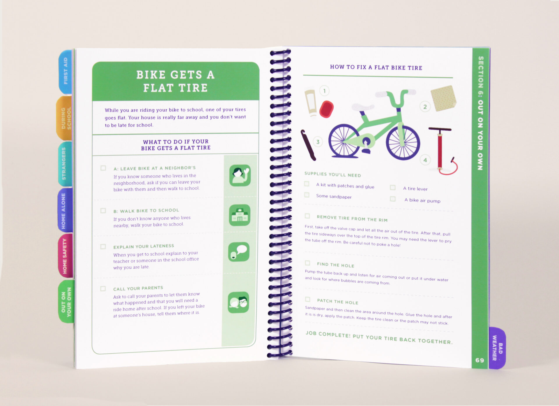What Would You Do Children's Guidebook - Section 6: Out on Your Own spread 3