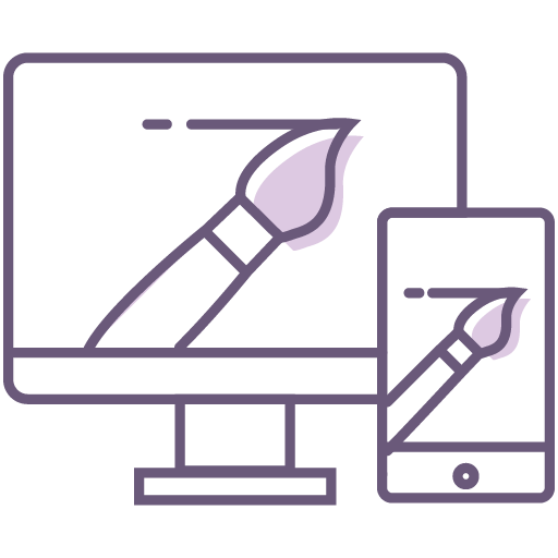 illustration and concept art icon