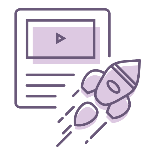 video and motion graphics icon